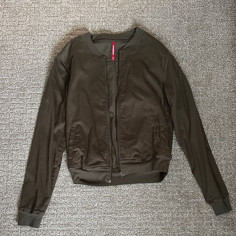 UNIONBAY Olive Green Bomber Jacket